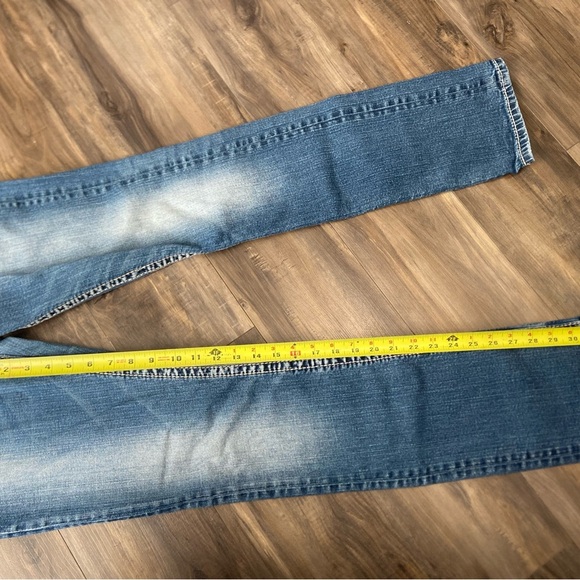 Y2K Silver Women's Straight Leg Jeans - Picture 5 of 6